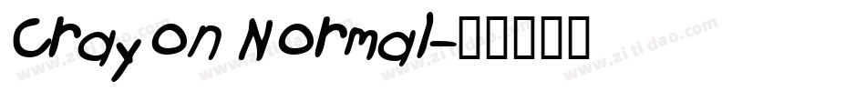 Crayon Normal字体转换